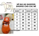 ÁO COSPLAY SHIPPER KÈM TÚI SHOPEE SIÊU CUTE CHO CHÓ MÈO - SP005361