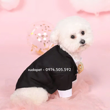 ÁO VEST CHÚ RỂ CHO CHÓ MÈO - SP007884