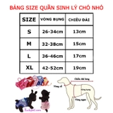 QUẦN LÓT SINH LÝ CHO CHÓ MÈO - QL00001