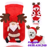 ÁO ÔNG GIÀ NOEL VUI VẺ CHO MÈO CHÓ XUDAPET - SP000261