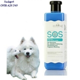 SỮA TẮM SOS MÀU XANH DƯƠNG CHO CHÓ LÔNG TRẮNG - SP000368