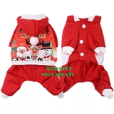 ÁO NOEL CHO CHÓ MÈO HÌNH CHIBI CÓ 4 CHÂN MỪNG GIÁNG SINH - 	 SP000166