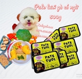 PATE TƯƠI CHO CHÓ MÈO GÀ CÁ NGỪ NGUYÊN CHẤT 100% HỘP 500G - SP005429