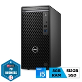 Cây máy tính để bàn Dell OptiPlex 7020 Tower (Core i3-12100 / RAM 8GB / SSD 512GB / No DVD_RW, Ubuntu, Key KB216, Mouse MS116 / New / 1Yr