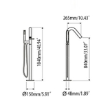 Vòi Bồn Tắm Đặt Sàn H5014