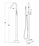 Vòi Bồn Tắm Đặt Sàn H5013