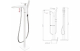 Vòi Bồn Tắm Đặt Sàn H500-9
