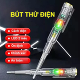 Bút thử điện cảm ứng thông minh 2 đèn led đo thông mạch dây điện đứt ngầm