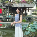 ÁO YẾM THẮT NƠ NHÚN EO ZAREEN VOA133