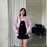 ÁO SƠ MI SỌC OVERSIZE ZAREEN SOM81