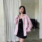 ÁO SƠ MI SỌC OVERSIZE ZAREEN SOM81