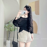 QUẦN SHORT LƯNG THUN RÚT DÂY ZAREEN SHO52