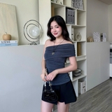 ÁO THUN ÔM LỆCH VAI ZAREEN THU174