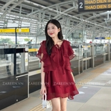 ĐẦM TƠ TAY BÈO THẮT NƠ ZAREEN DAX97