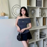 ÁO THUN ÔM LỆCH VAI ZAREEN THU174