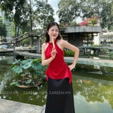 ÁO YẾM THẮT NƠ NHÚN EO ZAREEN VOA133