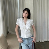 ÁO XÔ THÊU PHỐI REN ZAREEN VOA152