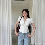 ÁO XÔ THÊU PHỐI REN ZAREEN VOA152