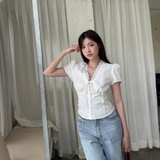 ÁO XÔ THÊU PHỐI REN ZAREEN VOA152