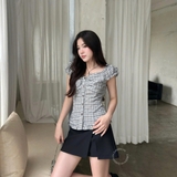 ÁO TRỄ VAI NÚT GỖ ZAREEN VOA149