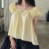 ÁO BABYDOLL TAY NHÚN ZAREEN VOA148