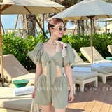 ÁO CROPTOP BUỘC NƠ NGỰC ZAREEN VOA131