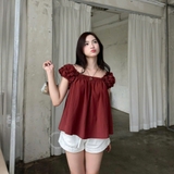 ÁO BABYDOLL TAY NHÚN ZAREEN VOA148