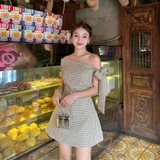 ĐẦM CARO LỆCH VAI ZAREEN DAX113