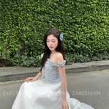 ÁO THUN HOA BÈO VAI ZAREEN THU171