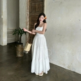 ĐẦM 2 DÂY XẾP LY NGỰC DÁNG XÒE ZAREEN DAX121
