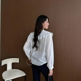ÁO SƠ MI TƠ CỔ BÈO ZAREEN SOM86