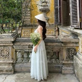 ĐẦM HOA MAXI 2 DÂY ZAREEN DAX112