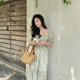 ĐẦM HOA ĐUÔI CÁ XẺ ĐÙI ZAREEN DAX118