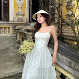 ĐẦM HOA MAXI 2 DÂY ZAREEN DAX112