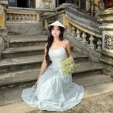 ĐẦM HOA MAXI 2 DÂY ZAREEN DAX112