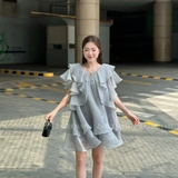 ĐẦM TƠ TAY BÈO THẮT NƠ ZAREEN DAX97