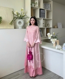 ÁO DÀI VÂN NHI TƠ HOA ZAREEN ADI07