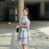 ĐẦM TƠ TAY BÈO THẮT NƠ ZAREEN DAX97