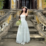 ĐẦM HOA MAXI 2 DÂY ZAREEN DAX112