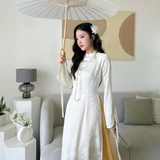 ÁO DÀI VÂN ANH LỤA ÔM ZAREEN ADI11