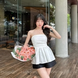 ÁO ỐNG XẾP LY NGỰC ZAREEN VOA132