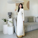 ÁO DÀI VÂN ANH LỤA ÔM ZAREEN ADI11