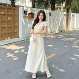 ĐẦM HOA PHỐI REN ZAREEN DAX120