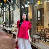 ÁO GẤM TAY PHỒNG ZAREEN VOA144