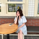 ĐẦM LINEN TAY BÍ ZAREEN DAX106