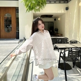 ÁO SƠ MI SỌC XẺ TÀ ZAREEN SOM74