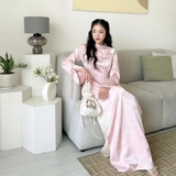 ÁO DÀI VÂN ANH LỤA ÔM ZAREEN ADI11