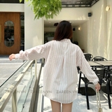 ÁO SƠ MI SỌC XẺ TÀ ZAREEN SOM74