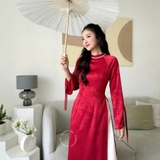 ÁO DÀI VÂN ANH LỤA ÔM ZAREEN ADI11