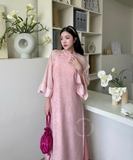 ÁO DÀI VÂN NHI TƠ HOA ZAREEN ADI07